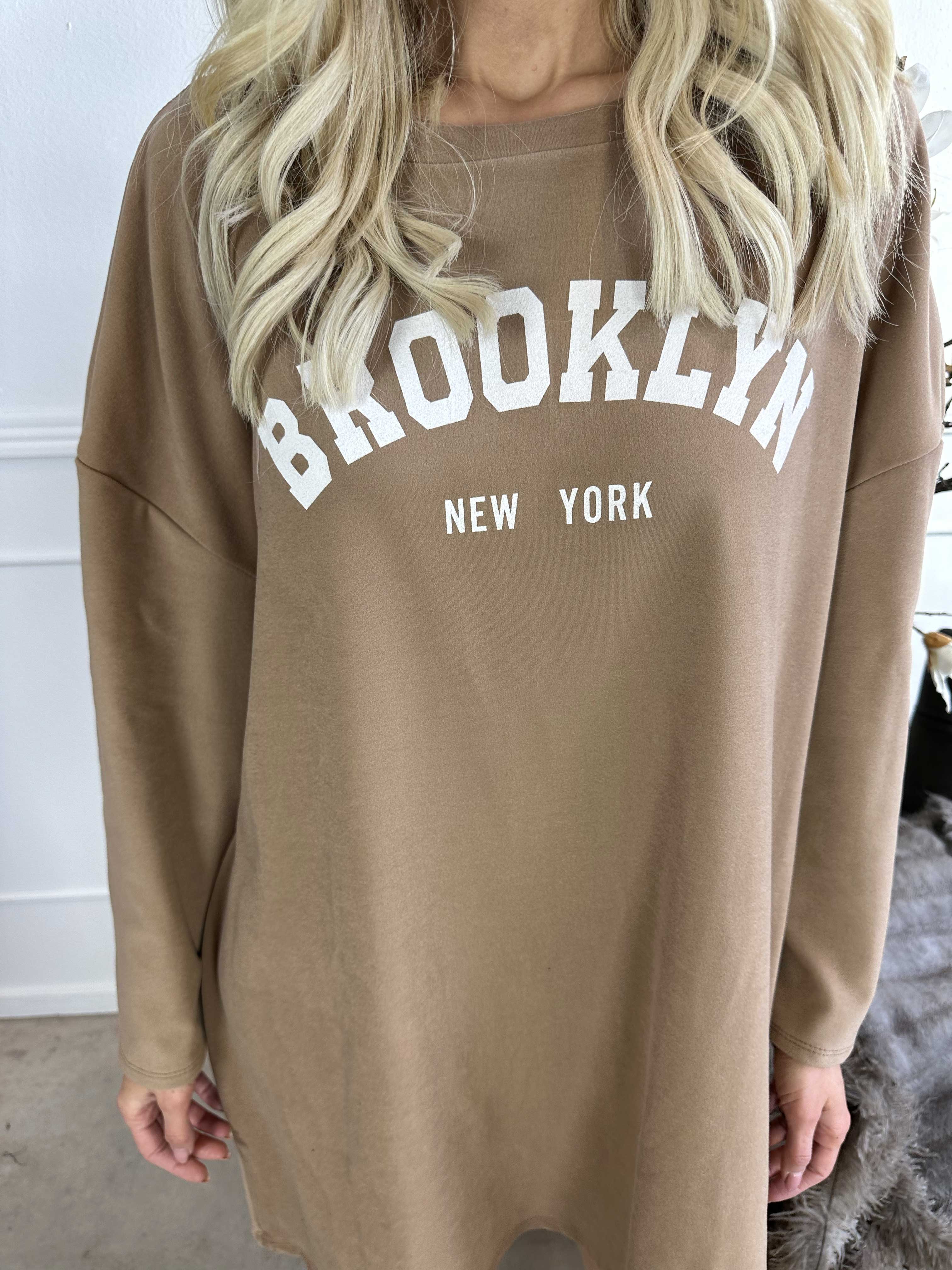 Thalia - Meget blød sweatshirt med brooklyn stående